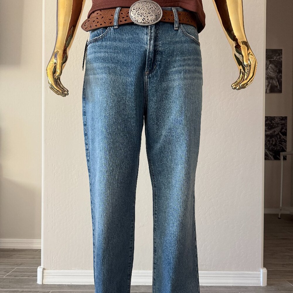 Silver High Rise Trouser Jeans